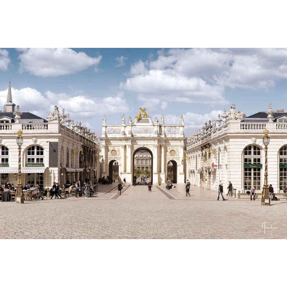 Tableau sur verre synthétique Arc Héré place Stanislas