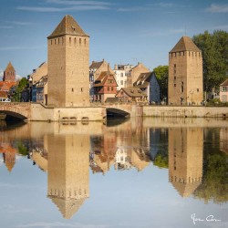 Tableau sur toile tour pont couvert à Strasbourg