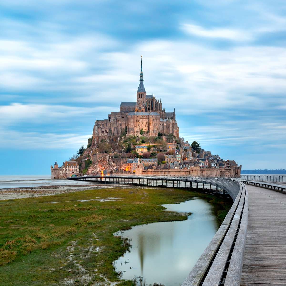 Tableau sur toile Mont-Saint-Michel