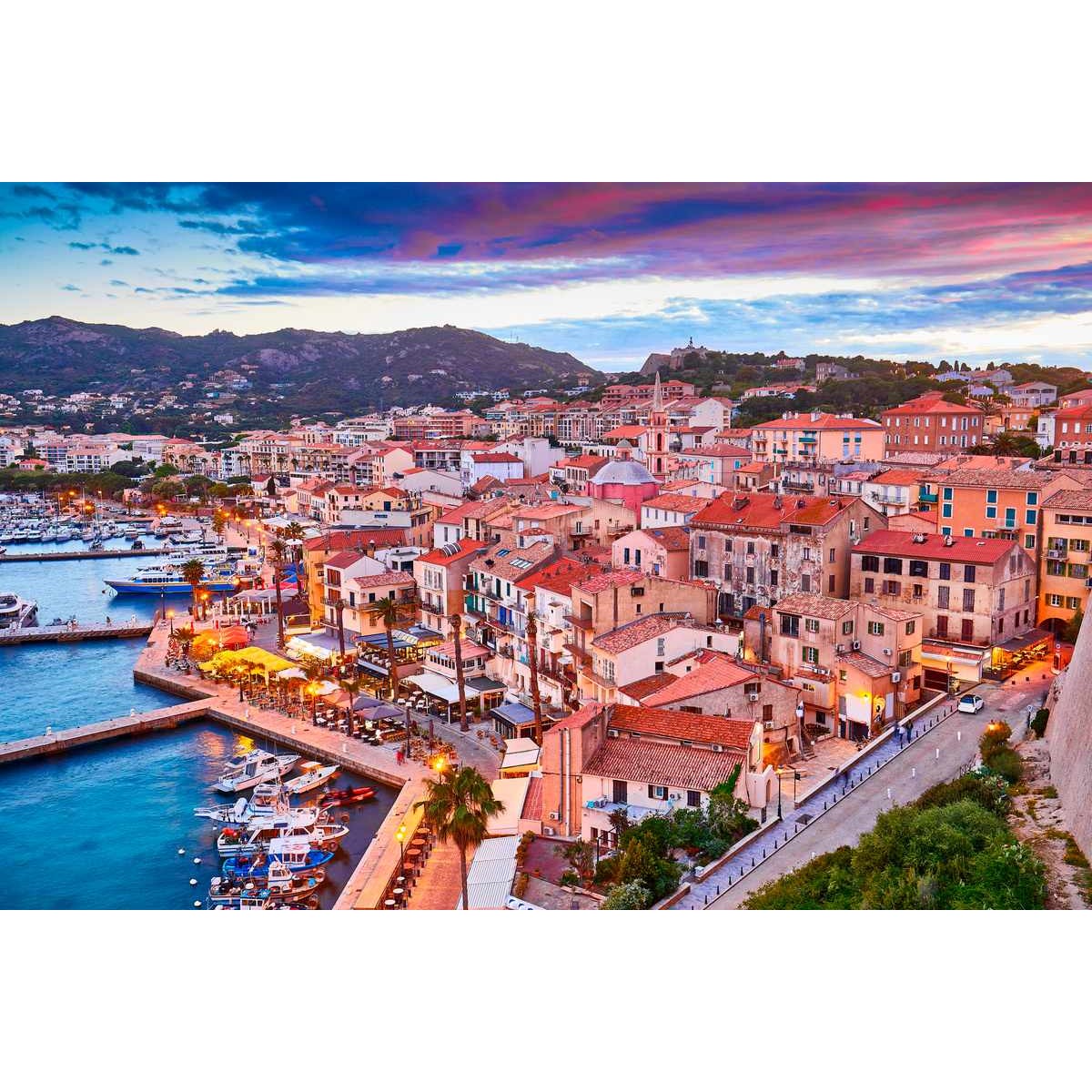 Tableau sur toile rue de Calvi