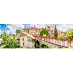 Tableau sur toile pont Carennac