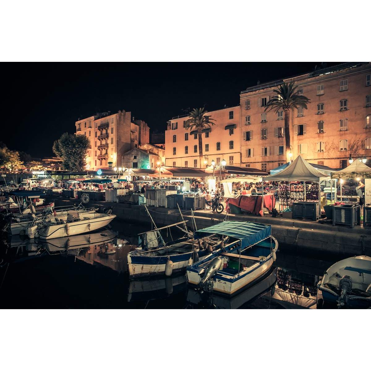 Tableau sur toile Ajaccio by night