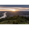 Tableau mural crépuscule Rouen