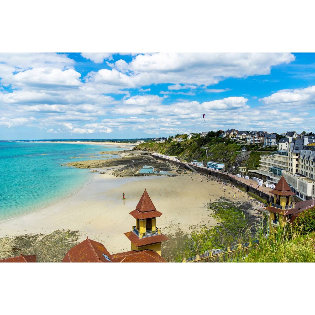 Tableau mural plage du Plat Gousset Granville