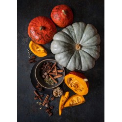 Tableau mural citrouilles