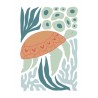 Tableau mural illustration tortue