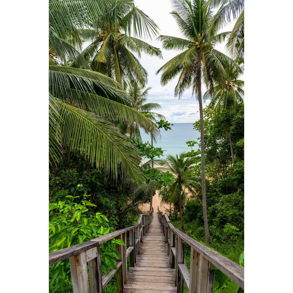 Tableau mural wooden bridge Tableau mural wooden bridge