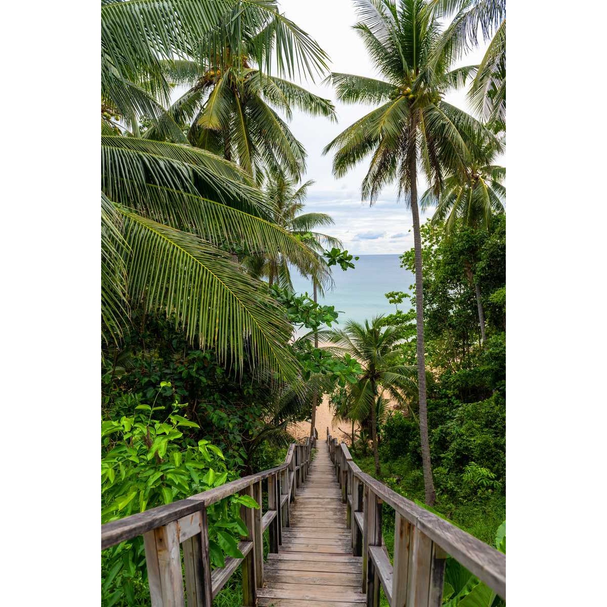 Tableau mural wooden bridge