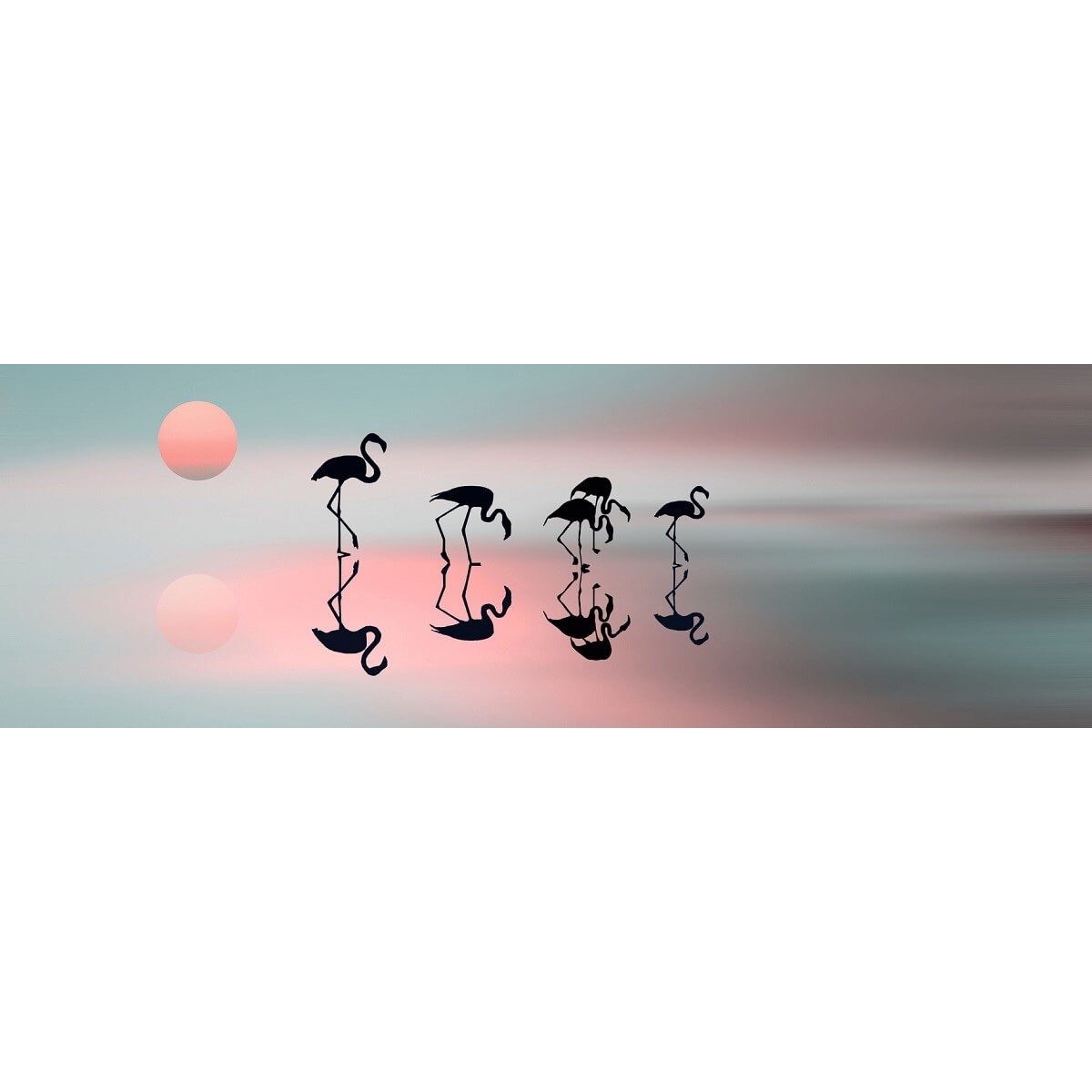 Tableau sur toile flamants roses Tableau sur toile flamants roses