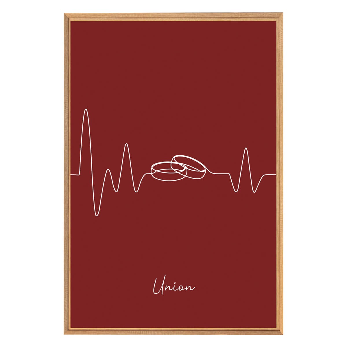 Tableau mural encadré battement union 65x97 cm face Tableau mural encadré battement union 65x97 cm face