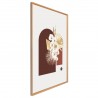 Tableau mural encadré illustration fleurie 65x97 cm biais Tableau mural encadré illustration fleurie 65x97 cm biais