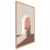 Tableau mural encadré illustration crépusculaire 65x97 cm biais Tableau mural encadré illustration crépusculaire 65x97 cm biais