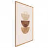 Tableau mural encadré formes et doré 65x97 cm biais Tableau mural encadré formes et doré 65x97 cm biais