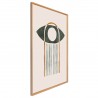 Tableau mural encadré oeil abstrait 65x97 cm biais Tableau mural encadré oeil abstrait 65x97 cm biais