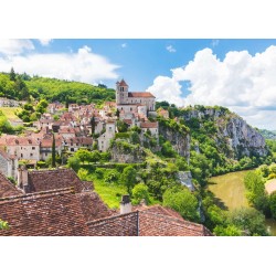 Tableau mural Saint-Cirq-Lapopie village