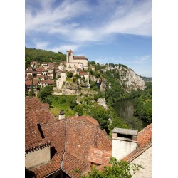 Tableau mural Saint-Cirq-Lapopie