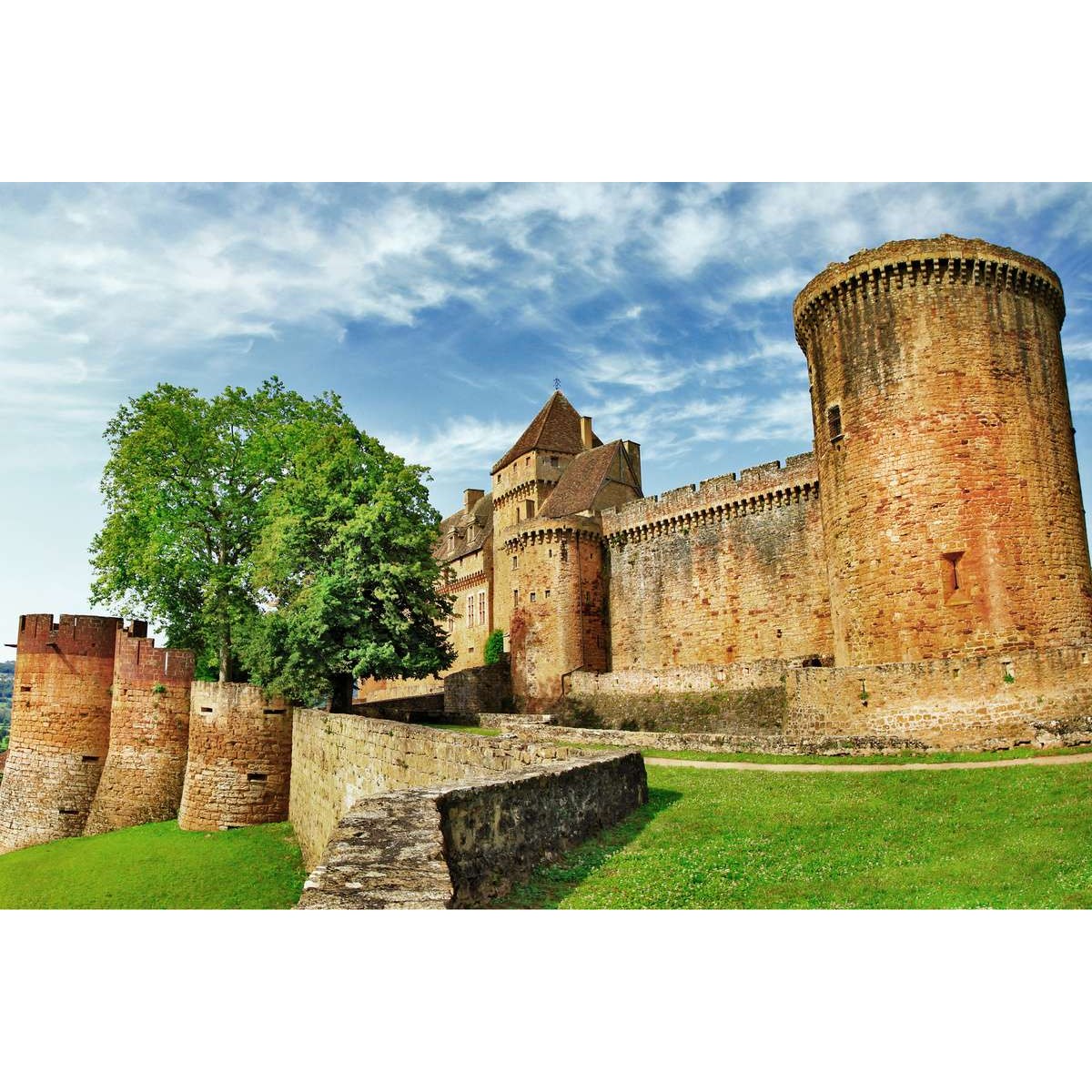 Tableau mural château Bretenoux Tableau mural château Bretenoux