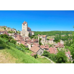 Tableau mural parc naturel des Causses du Quercy