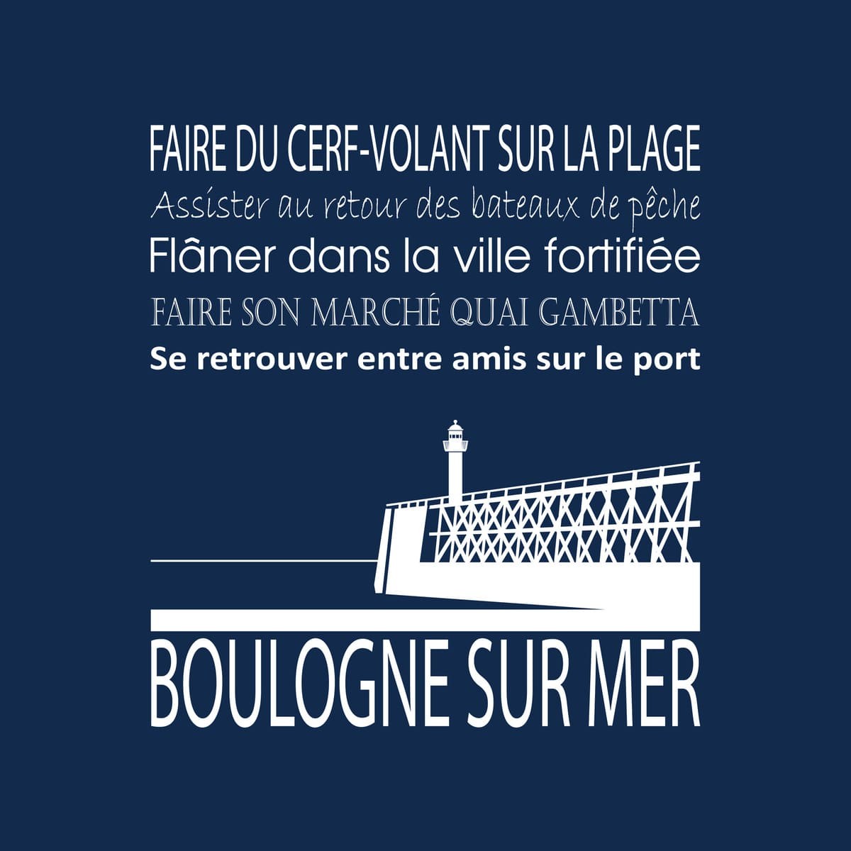 Tableau sur toile Boulogne bleu 30x30 cm Tableau sur toile Boulogne bleu 30x30 cm