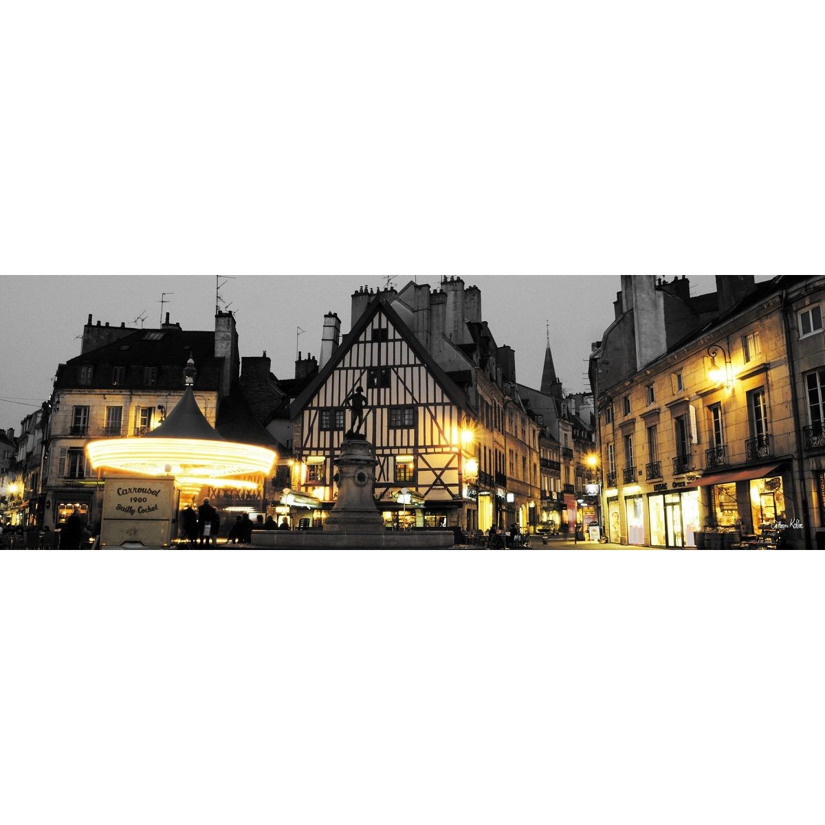 Tableau sur toile place François Rude Tableau sur toile place François Rude