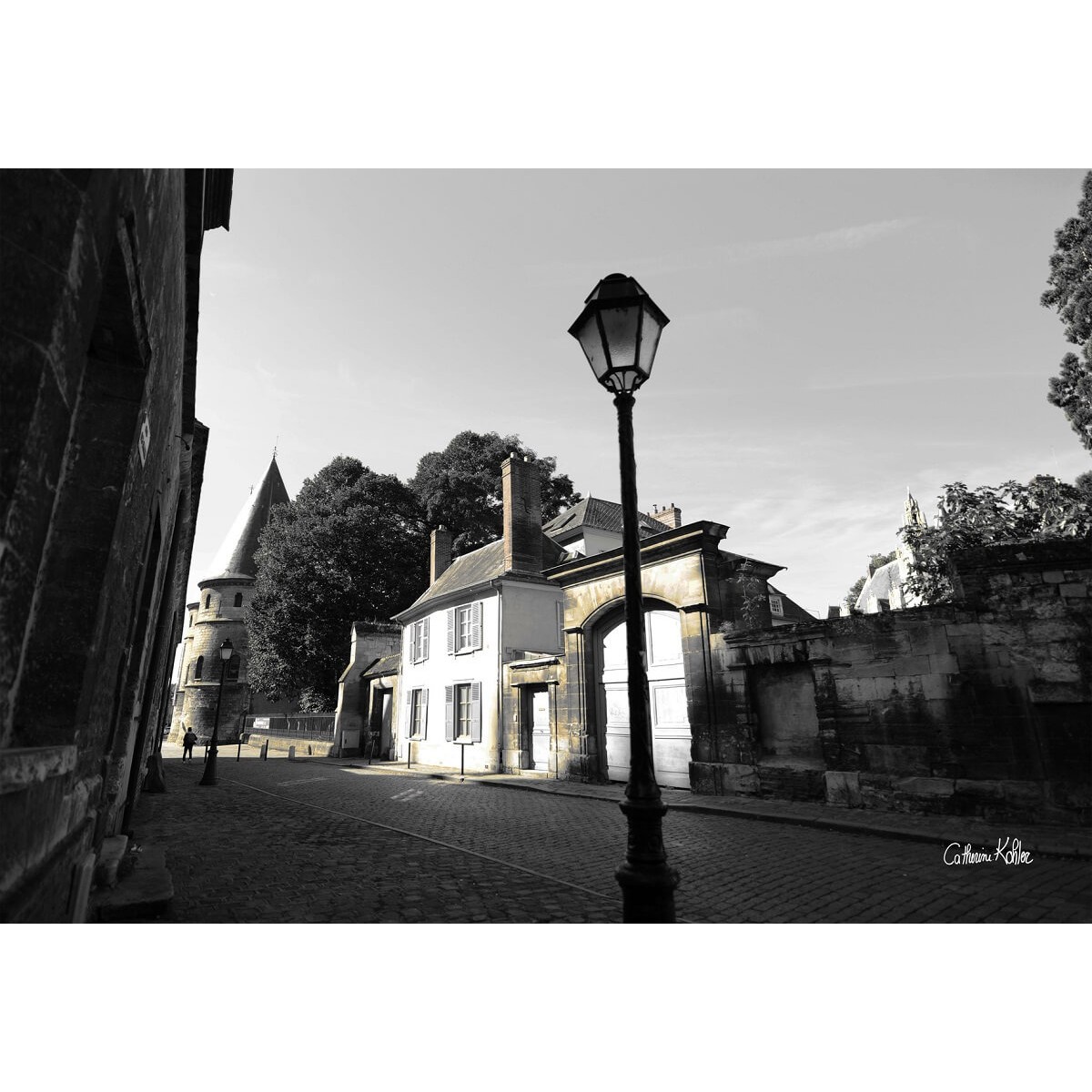 Tableau sur toile quartier historique de Beauvais