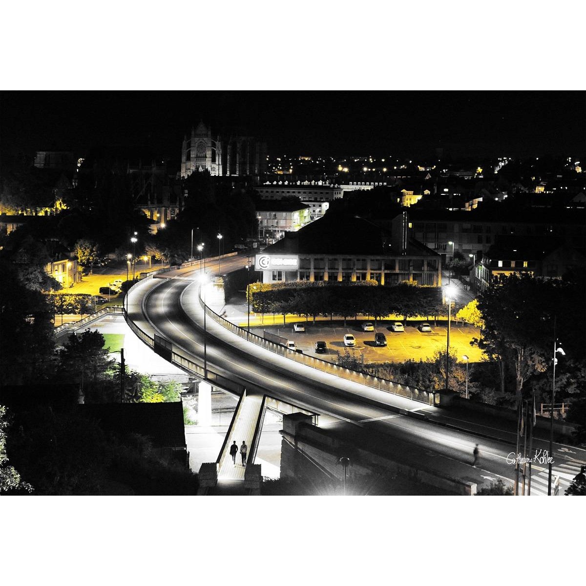 Tableau sur toile pont de Paris Beauvais