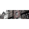 Tableau sur toile rue du grand marché de Tours 30x97 cm
