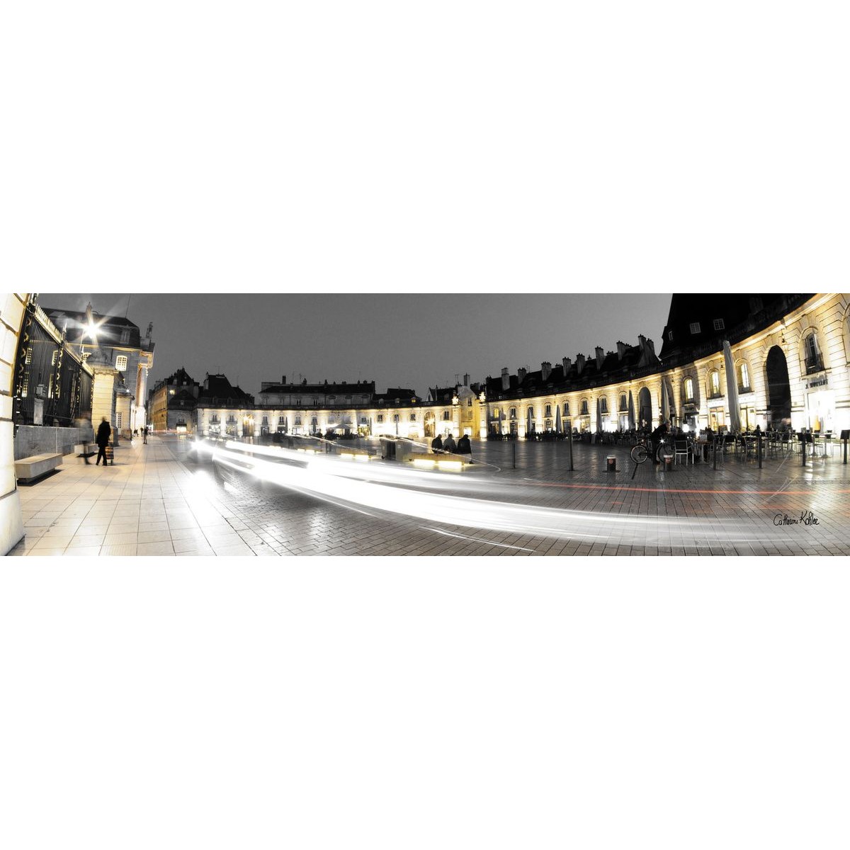 Tableau sur toile place de la Concorde Paris 30x97 cm