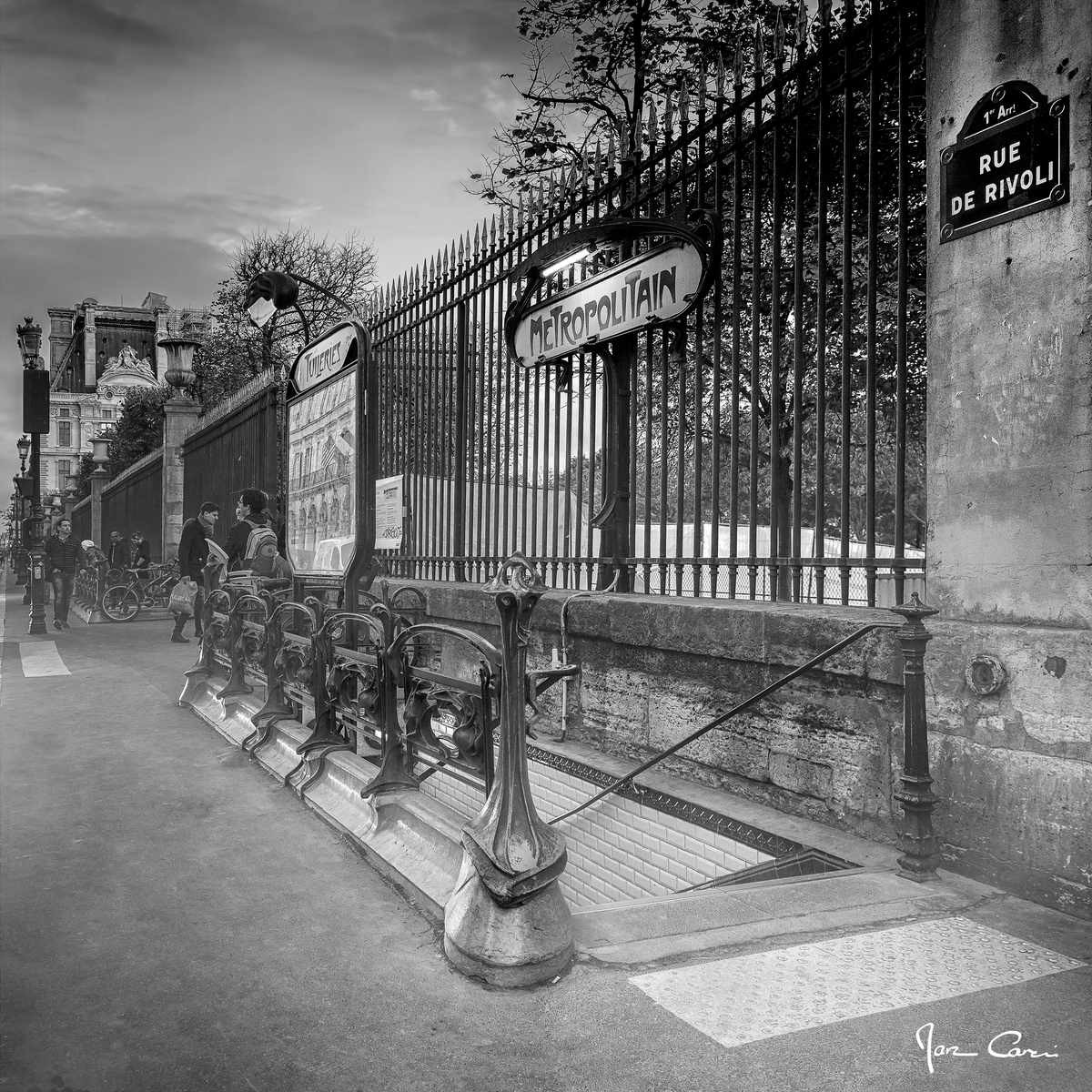 Tableau mural rue de Rivoli Paris Tableau mural rue de Rivoli Paris