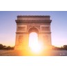 Tableau sur verre synthétique Arc de Triomphe 65x97 cm
