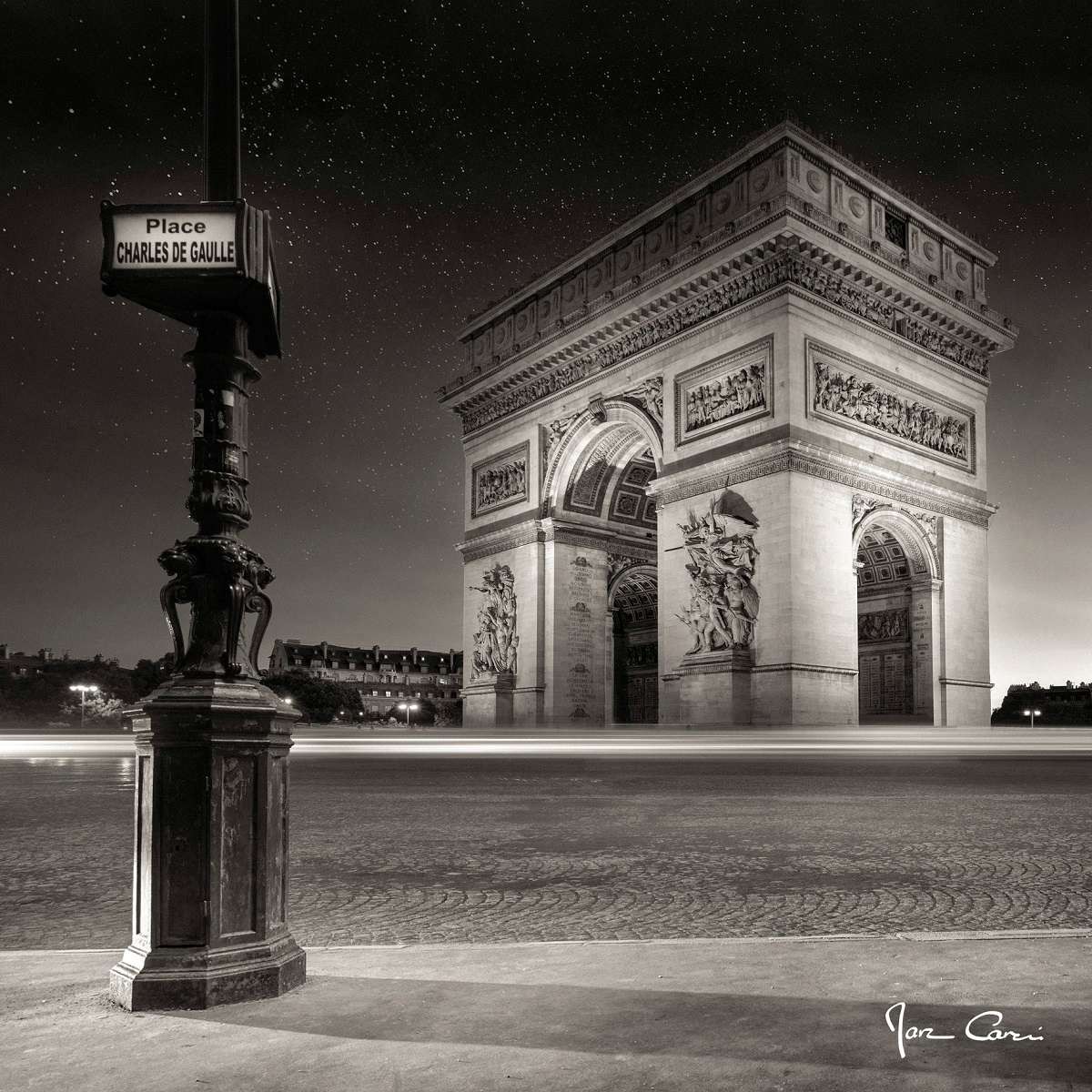 Tableau mural Arc de Triomphe 45x45 cm