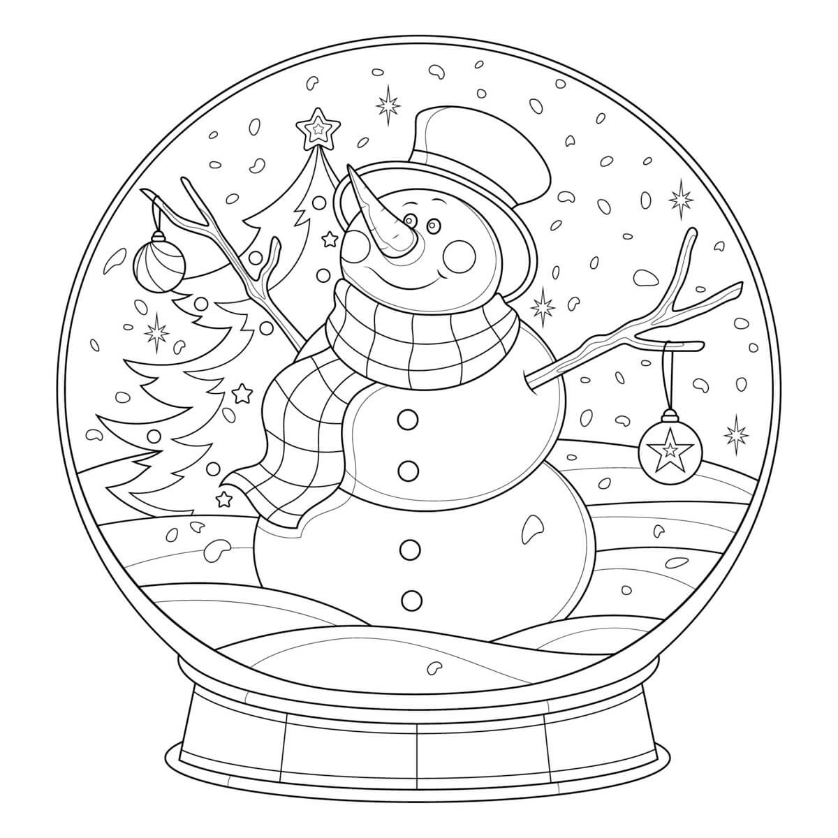 Tableau sur toile à colorier boule de Noël 30x30 cm Tableau sur toile à colorier boule de Noël 30x30 cm