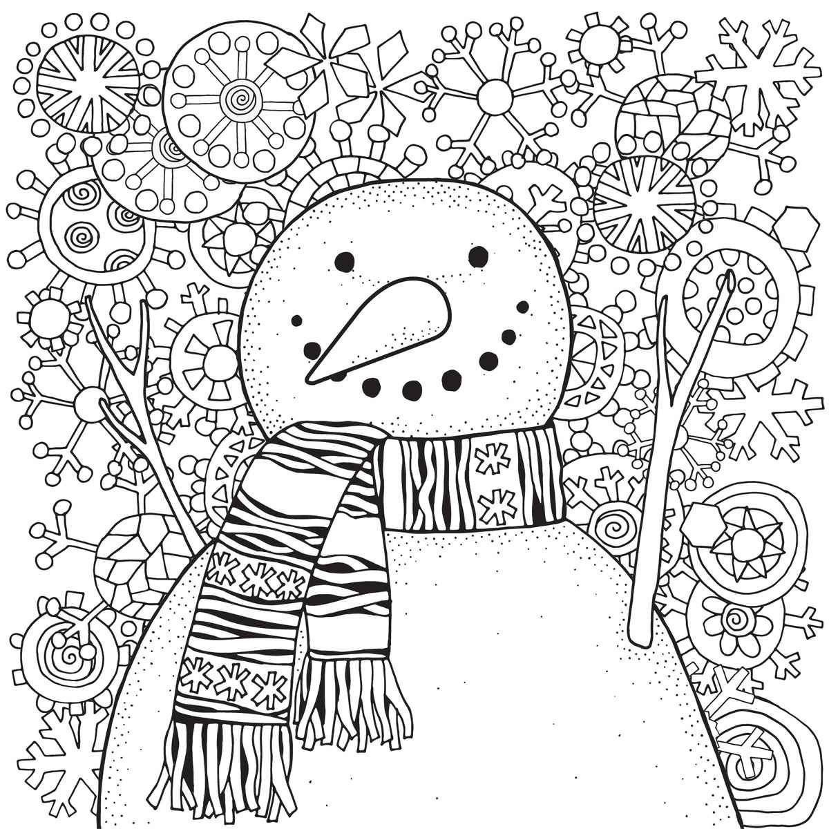 Tableau sur toile à colorier hiver 30x30 cm Tableau sur toile à colorier hiver 30x30 cm