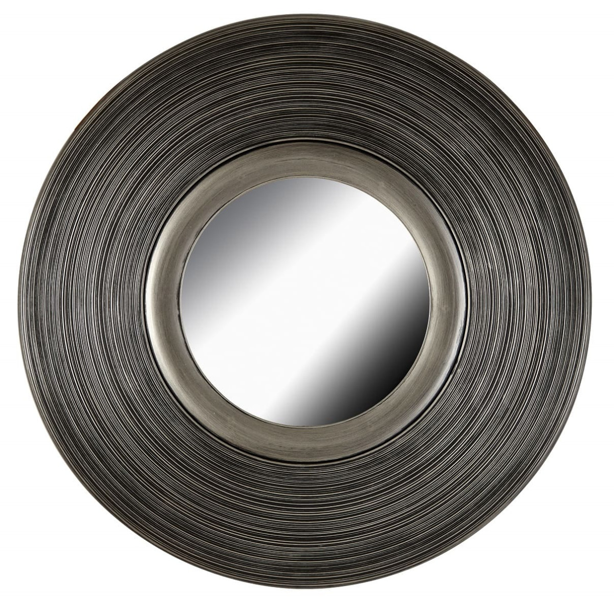 Miroir rond Eden silver 56 cm face