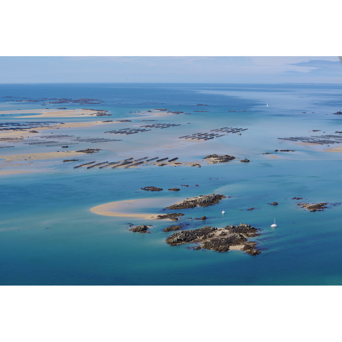 Tableau sur toile archipel de Chausey 65x97 cm Tableau sur toile archipel de Chausey 65x97 cm