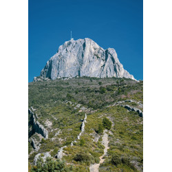 Tableau sur toile montagne d'Aubagne 30x45 cm