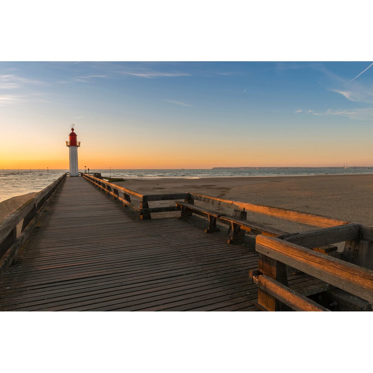 Tableau sur toile passerelle 65x97 cm Tableau sur toile passerelle 65x97 cm