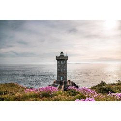 Tableau sur toile phare de Kermorvan 65x97 cm