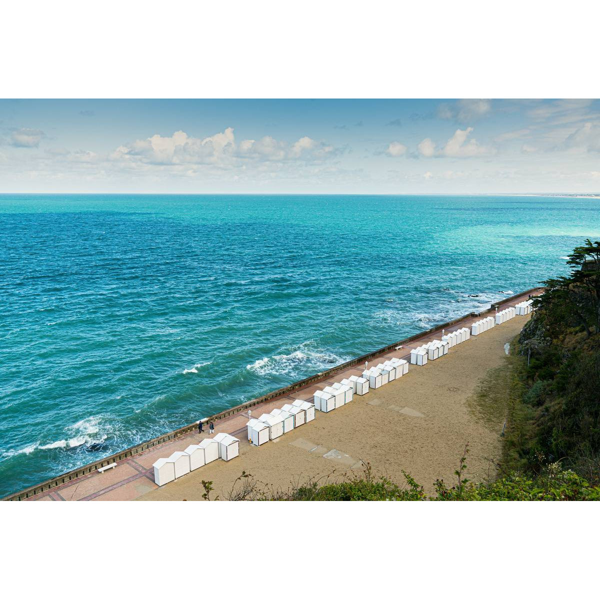 Tableau sur toile promenade de Granville 65x97 cm Tableau sur toile promenade de Granville 65x97 cm