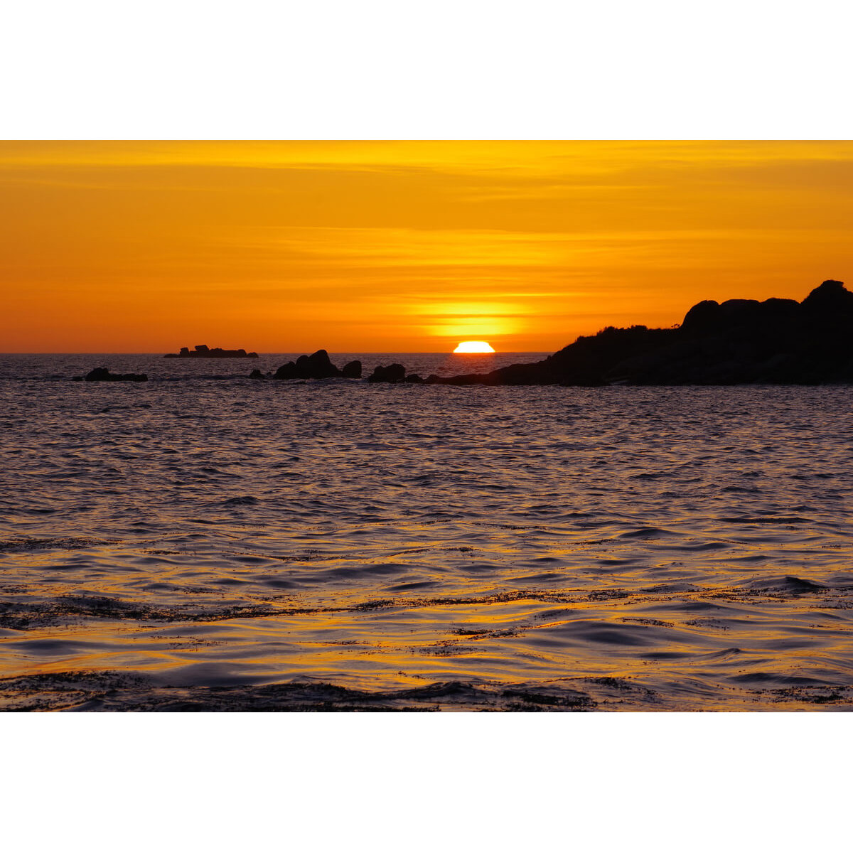 Tableau sur toile sunset Chausez 65x97 cm Tableau sur toile sunset Chausez 65x97 cm