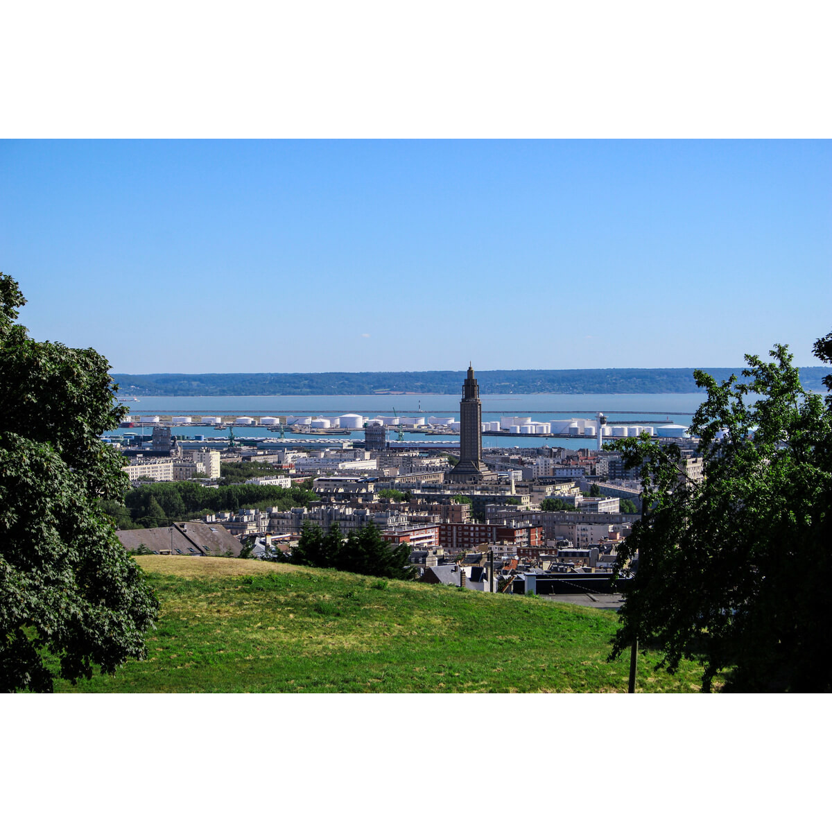 Tableau sur toile vue du Havre 65x97 cm Tableau sur toile vue du Havre 65x97 cm