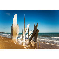 Tableau mural Omaha Beach 65x97 cm | Photoexpression