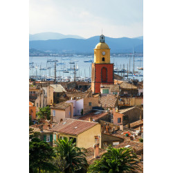 Tableau sur toile baie de Saint-Tropez