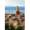 Tableau sur toile baie de Saint-Tropez