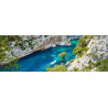 Tableau sur toile bateau calanque d'En-vau