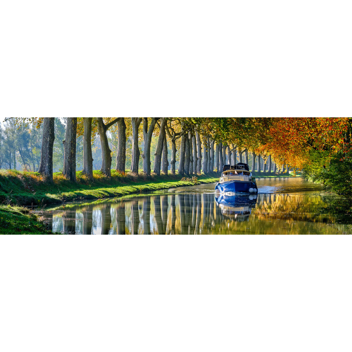 Tableau sur toile bateau sur la Garonne | Photoexpression Tableau sur toile bateau sur la Garonne | Photoexpression