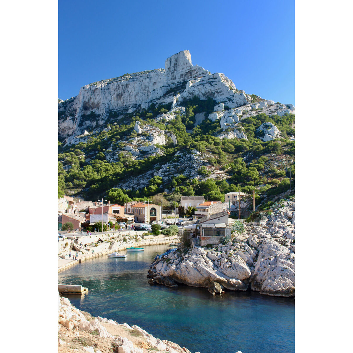 Tableau sur toile calanque de Callelongue à Marseille