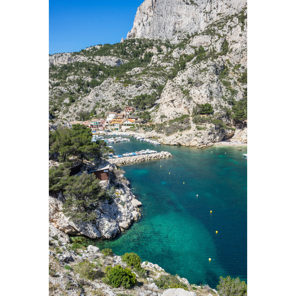 Tableau sur toile calanque de Morgiou à Marseille