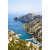 Tableau sur toile calanque de Morgiou vue de haut