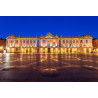 Tableau sur toile capitole de Toulouse de nuit